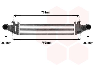 VAN WEZEL Интеркулер 30004557